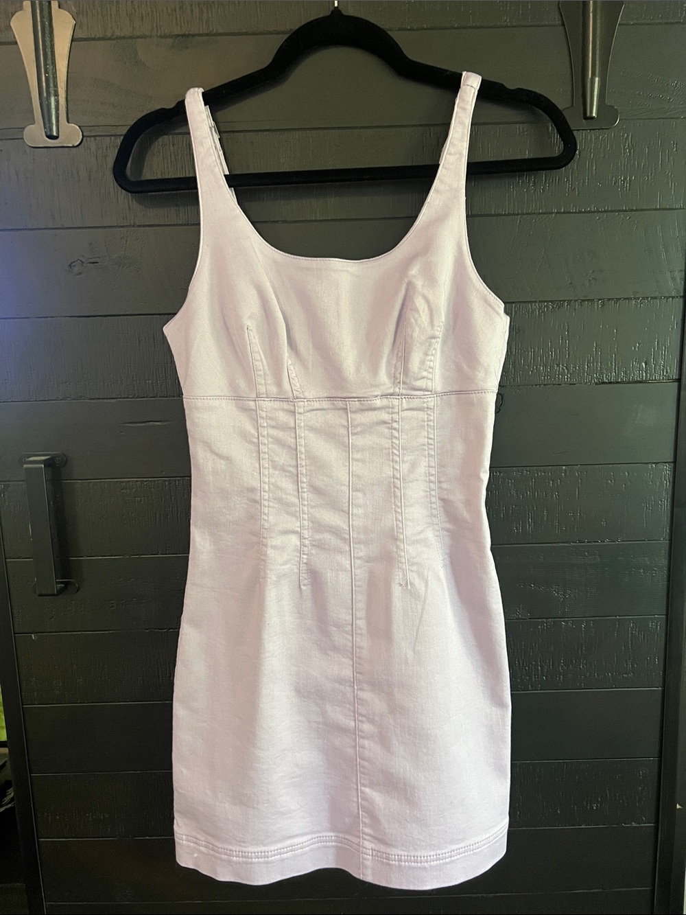 Tinseltown Light Lavender Tank Mini Dress